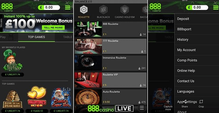 888 casino app