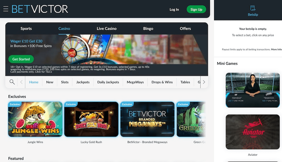 BetVictor Casino Login